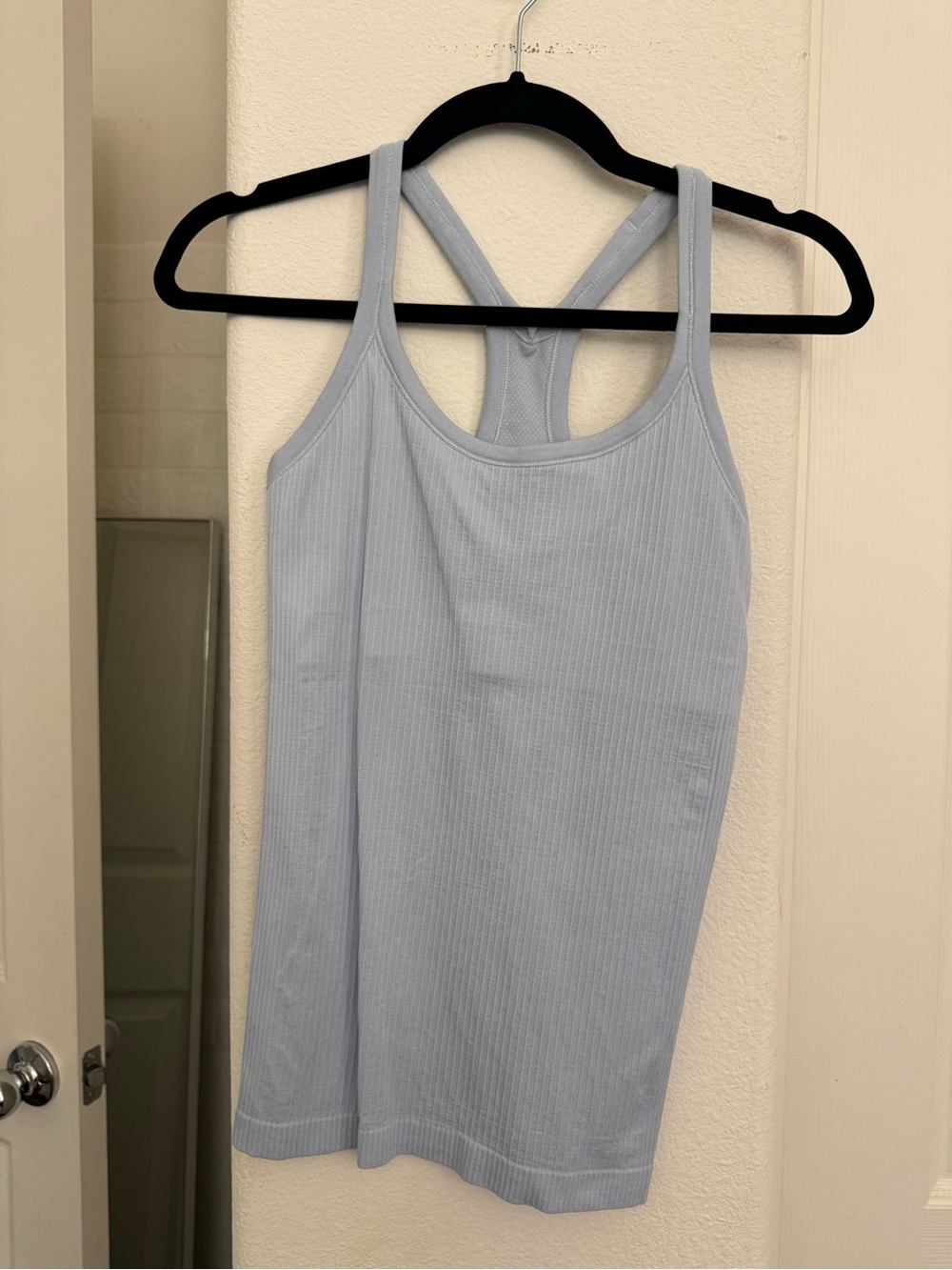Lululemon Ebb to Street Light Blue Tank Top